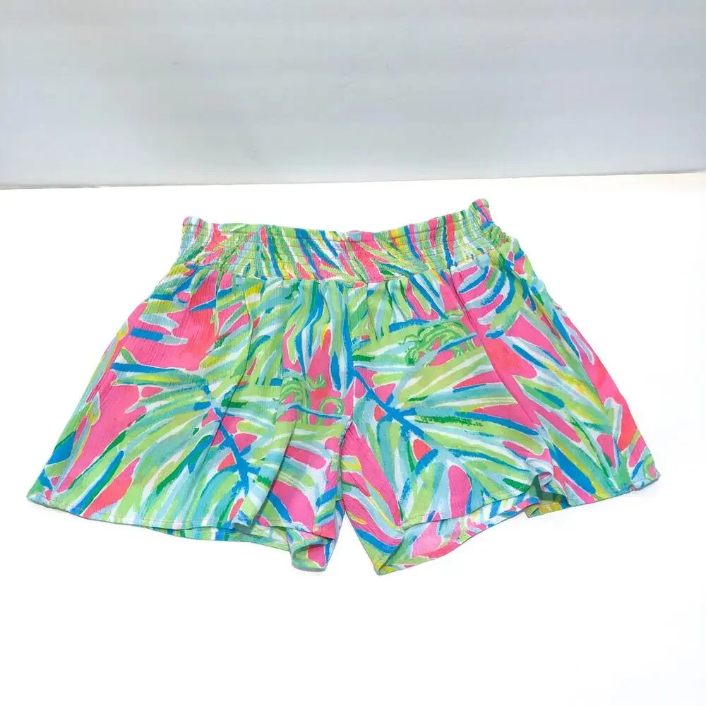 Lilly Pulitzer Kat Shorts Tiki Pink Pull On Shorts